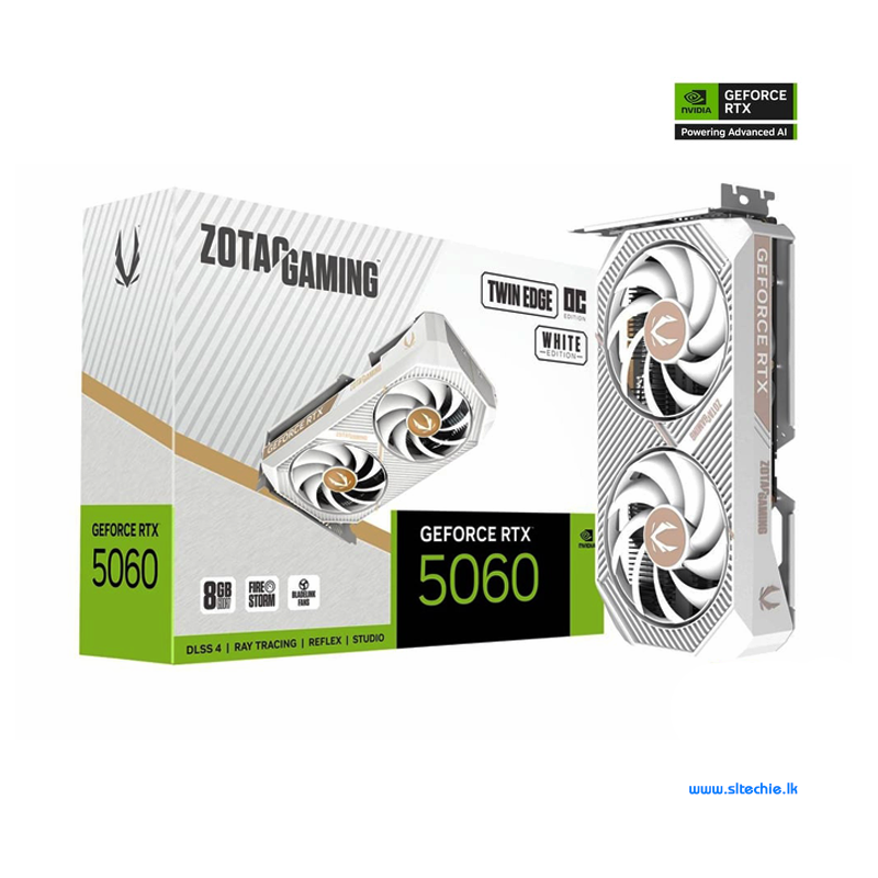 Zotac Gaming GeForce RTX 5060 Twin Edge OC White 8GB GDDR7 (3Y)
