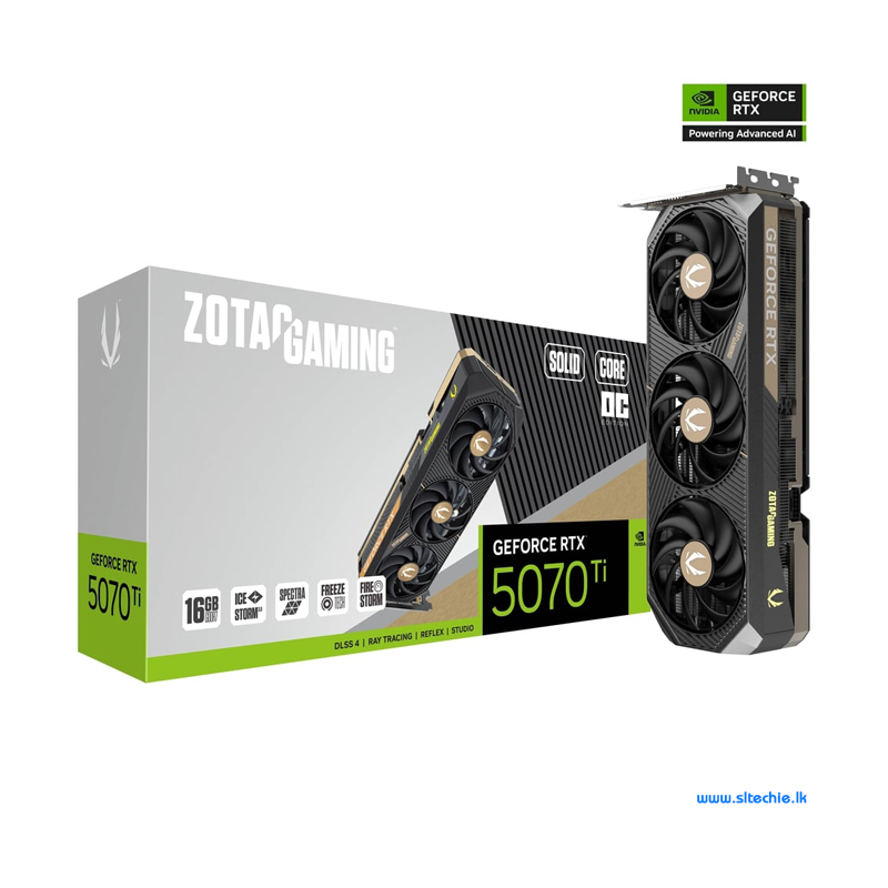 Zotac Gaming GeForce RTX 5070 Ti Solid Core OC 16GB GDDR7 (3Y)