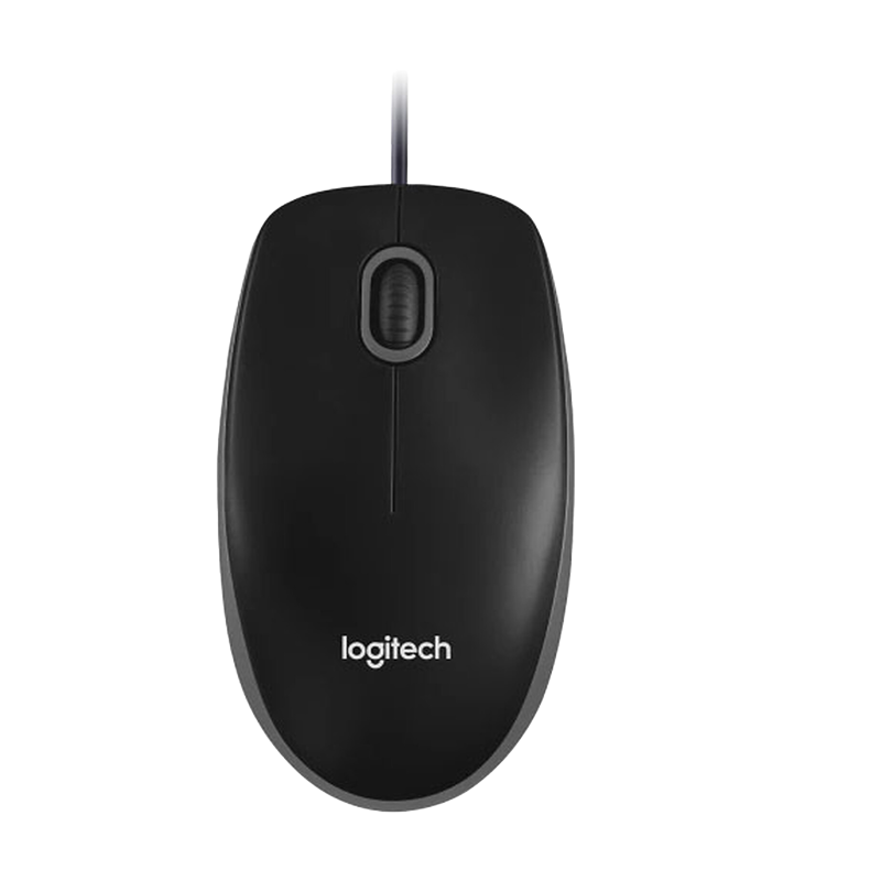 Logitech B100 Wired Mouse (1Y)