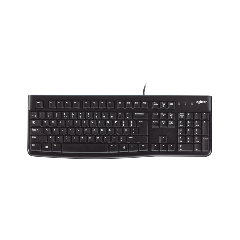 Logitech K120  Wired Full Size Keyboard (1Y)