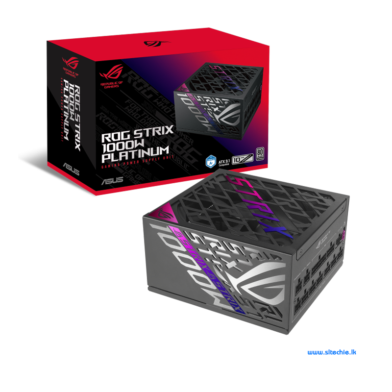 ASUS ROG Strix 1000Watt 80+ Platinum ATX 3.1 Full Modular Power Supply (5Y)