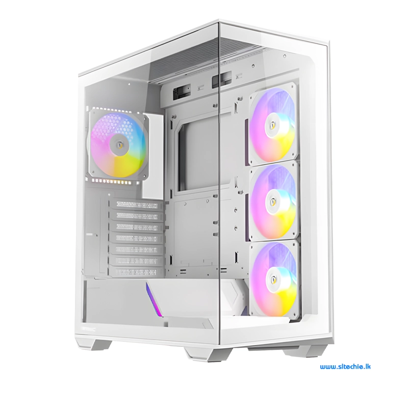 Antec C3 White ARGB Full View Mid-Tower Gaming Case (NW)