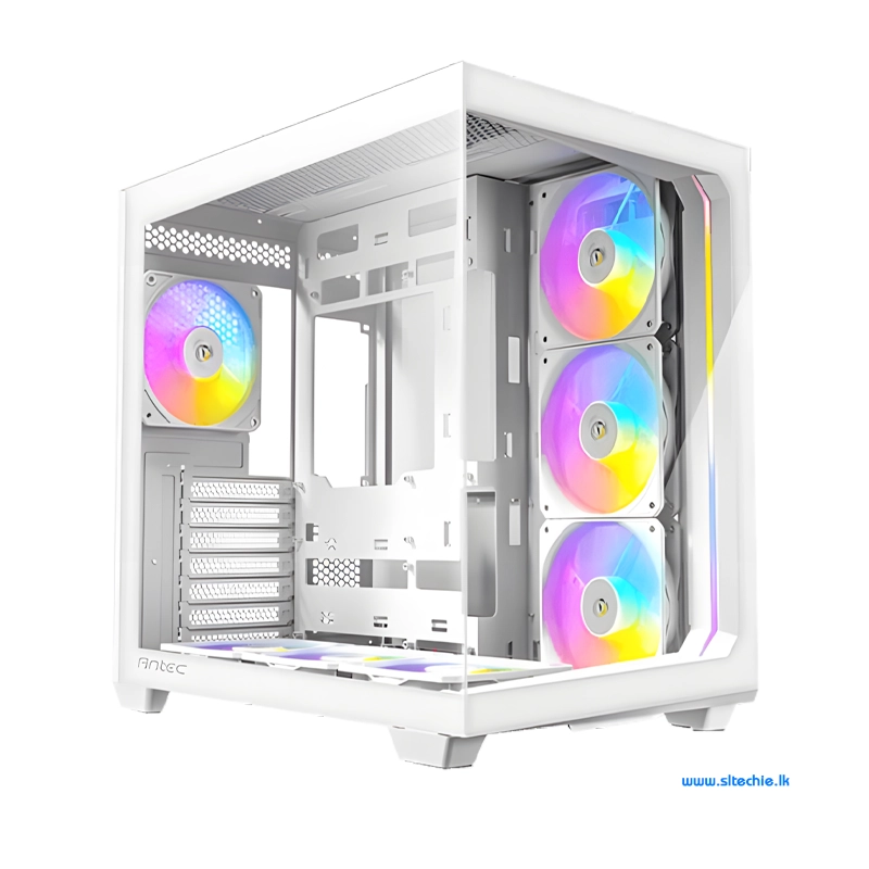 Antec C5 White ARGB Full View Mid-Tower Gaming Case (NW)