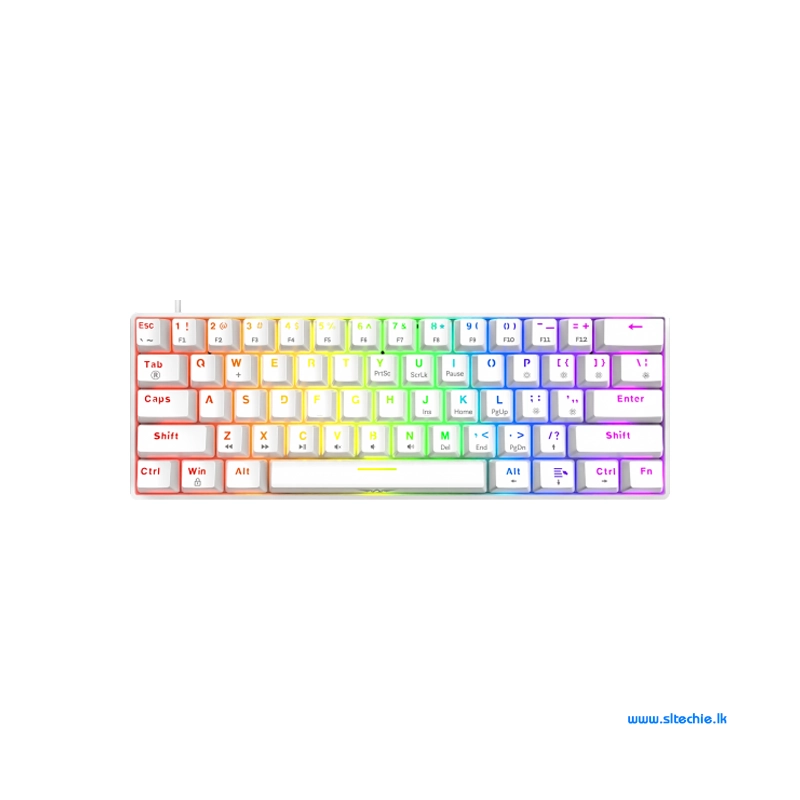 Armaggeddon MKA-1C Core White RGB Wired Mechanical Gaming Keyboard (1Y)