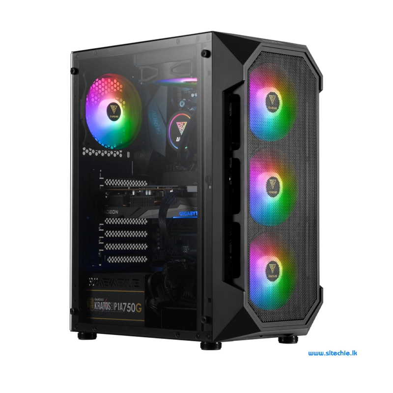 Gamdias Aura GC1 ARGB Mid-Tower Gaming Case (NW)