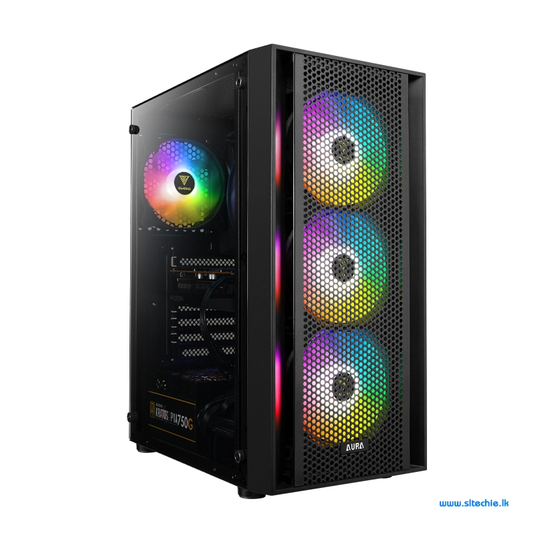 Gamdias Aura GC2 ARGB Mid-Tower Gaming Case (NW)