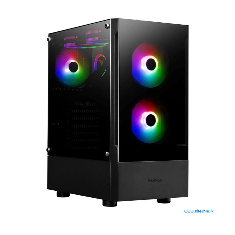 Gamdias Talos E3 Elite Black ARGB Mid-Tower Gaming Case (NW)