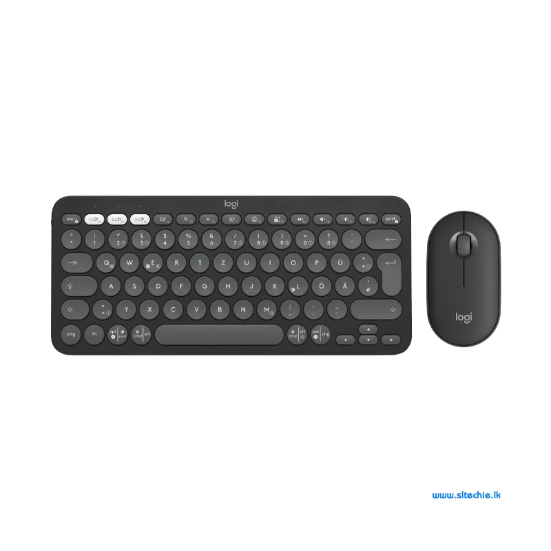Logitech Pebble Keys 2 Combo Bluetooth Keyboard & Mouse (1Y)