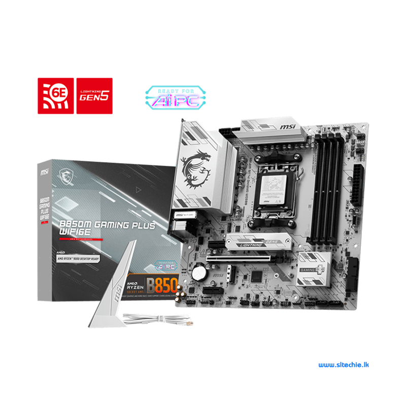 MSI B850M Gaming Plus WiFi DDR5 Motherboard (3Y)