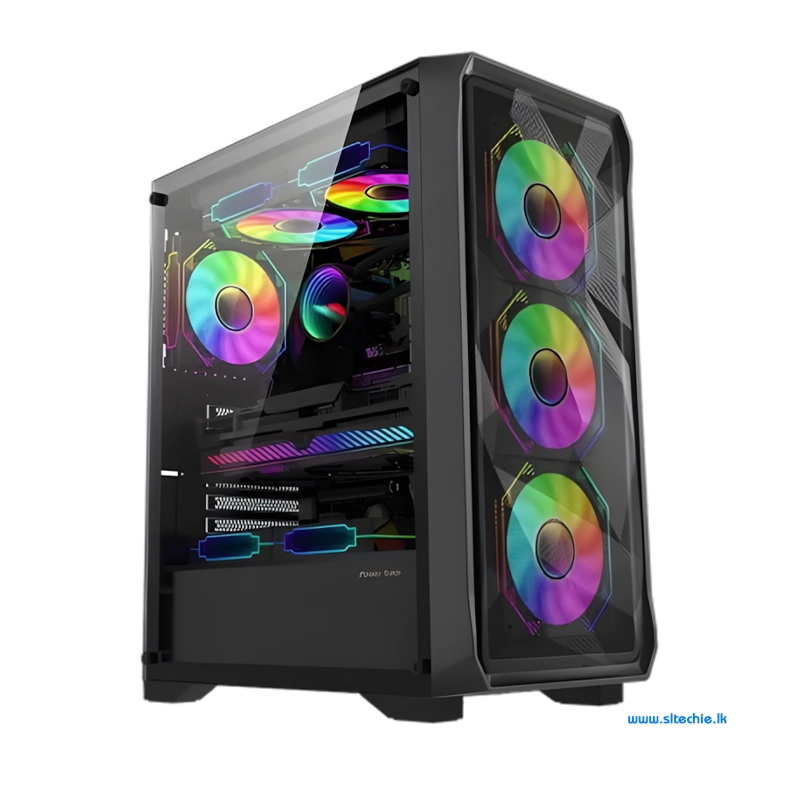 Power Train Magic Box 6 Mesh Mid-Tower Gaming Case (NW)