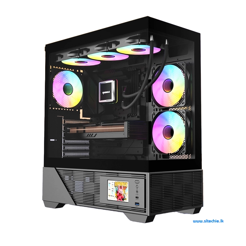 Raidmax Infinita I803 ARGB Full View Mid-Tower Gaming Case (NW)