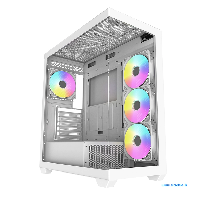 Raidmax Infinita I800 ARGB White Mid-Tower Gaming Case (NW)