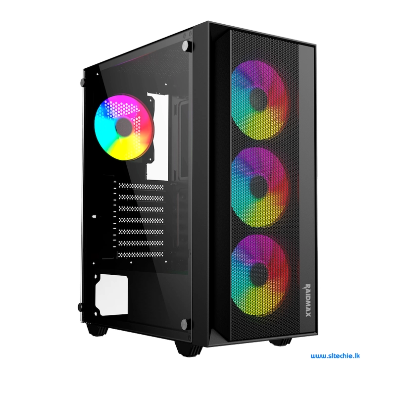Raidmax V100 RGB Mid-Tower Gaming Case (NW)