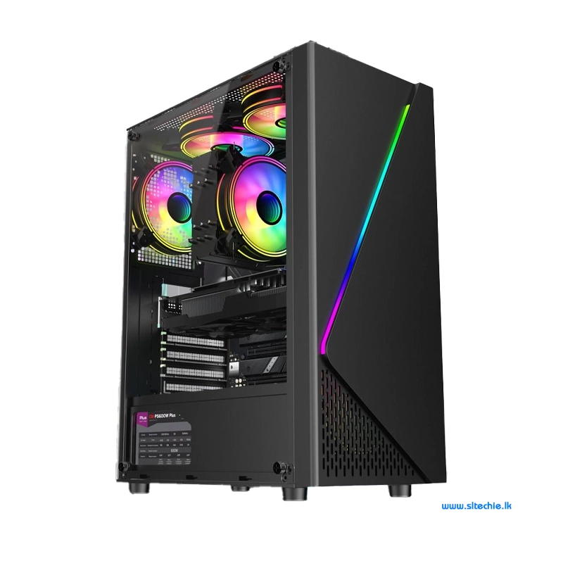 Ruix LC01 ARGB Mid-Tower Gaming Case (NW)