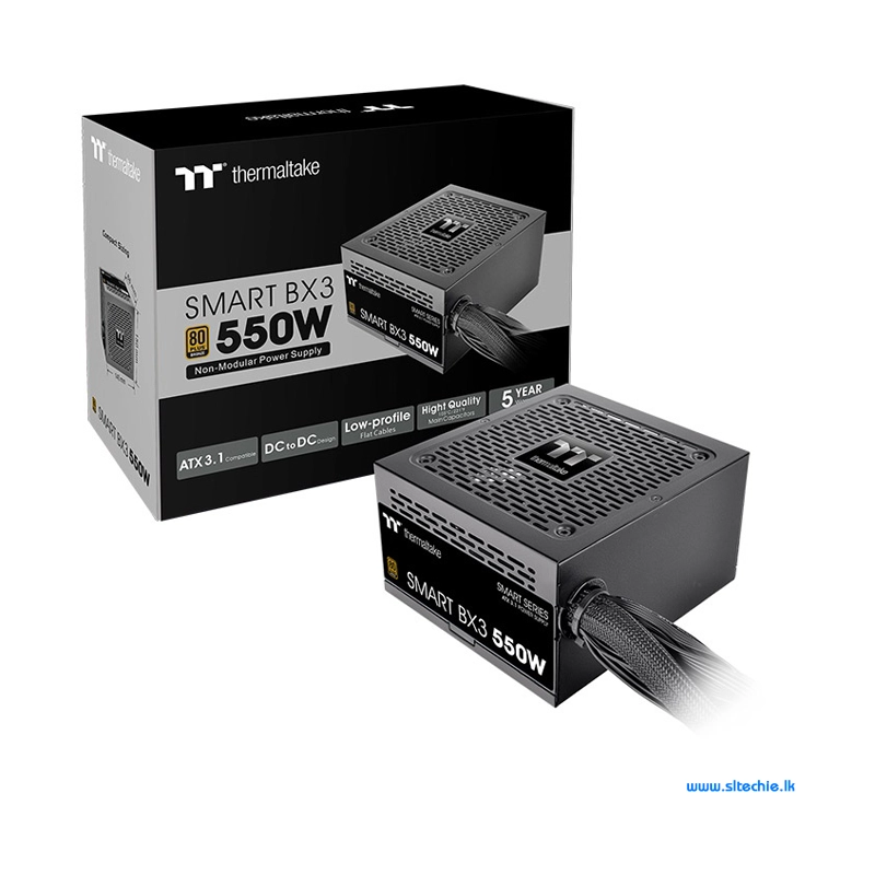 Thermaltake Smart BX3 550Watt 80+ Bronze Power Supply (5Y)