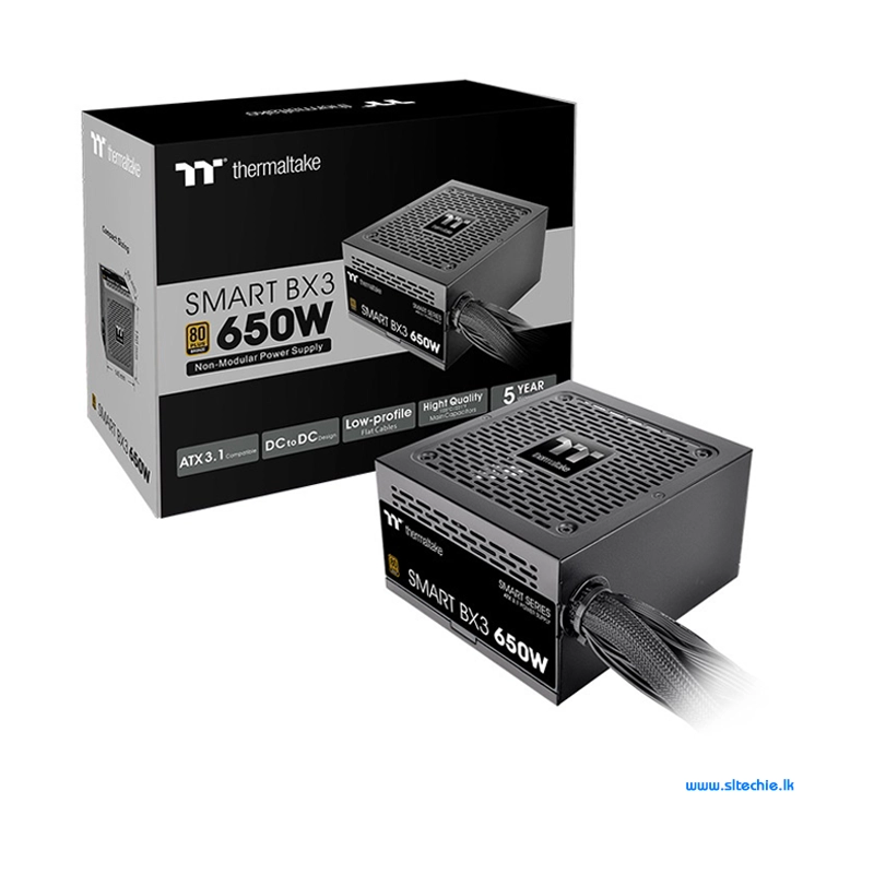 Thermaltake Smart BX3 650Watt 80+ Bronze Power Supply (5Y)
