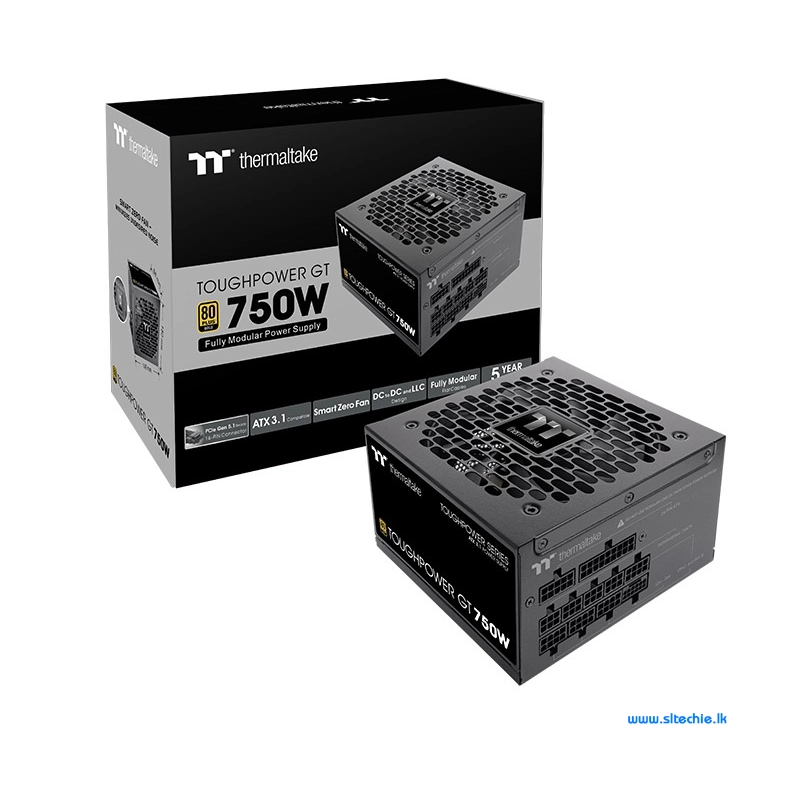 Thermaltake ToughPower GT 750Watt 80+ Gold Full Modular Power Supply (5Y)