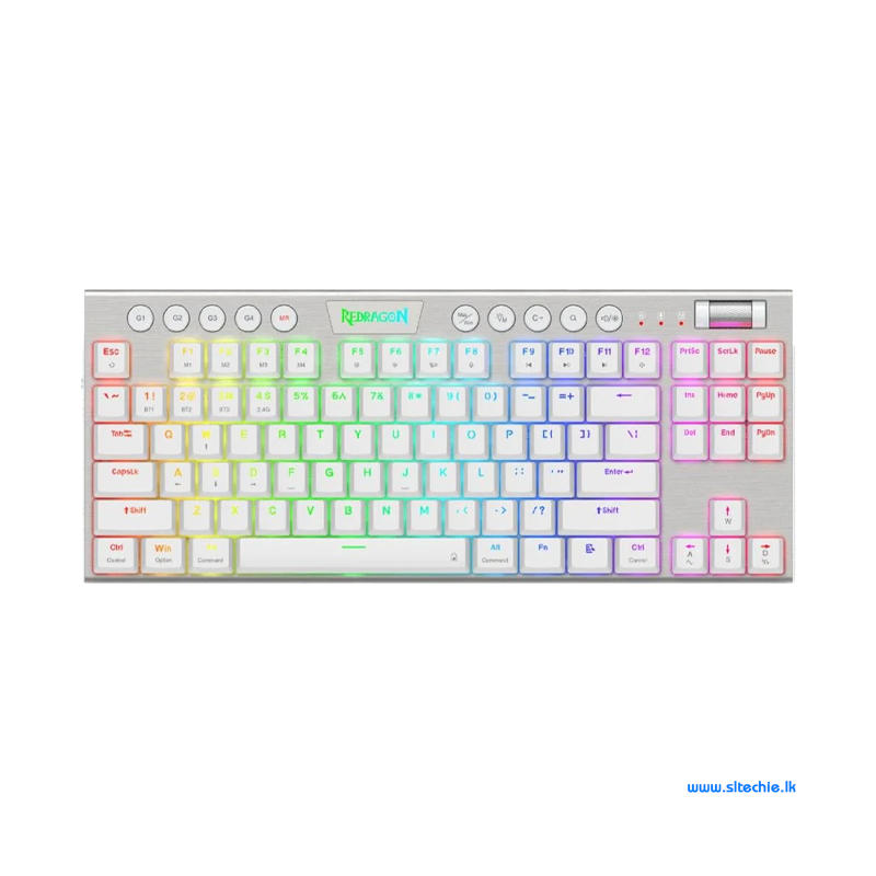 Redragon K621 Horus TKL RGB Tri-Mode Bluetooth Mechanical Gaming Keyboard (6M)