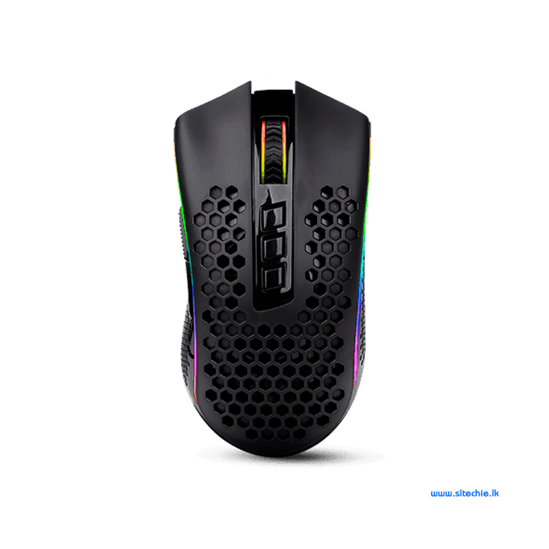 Redragon Storm Pro M808-KS RGB Light Weight Dual Mode Wireless Gaming Mouse (6M)