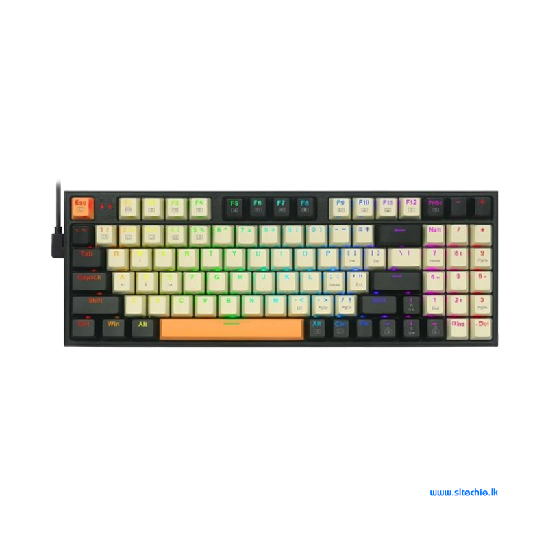 Redragon Ziggs K669CLO-RGB-PRO Tri-Mode Bluetooth Mechanical Gaming Keyboard (6M)