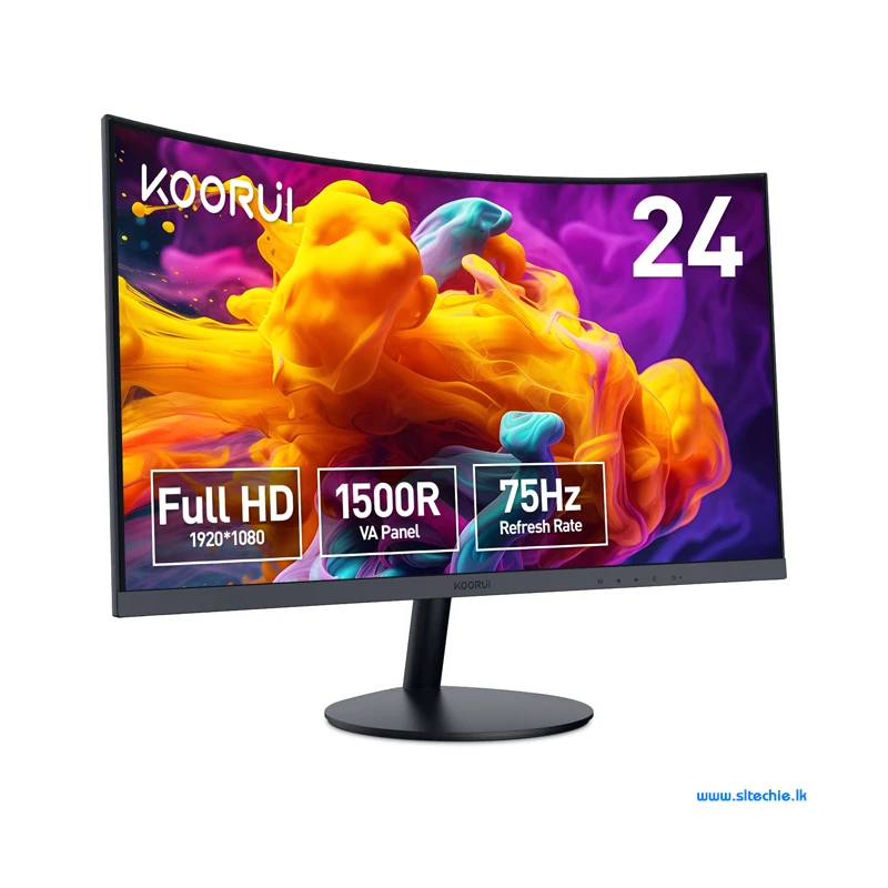 Koorui 24" 24N5CA Full HD VA 75Hz 99% sRGB Frameless Curved Monitor (3Y)