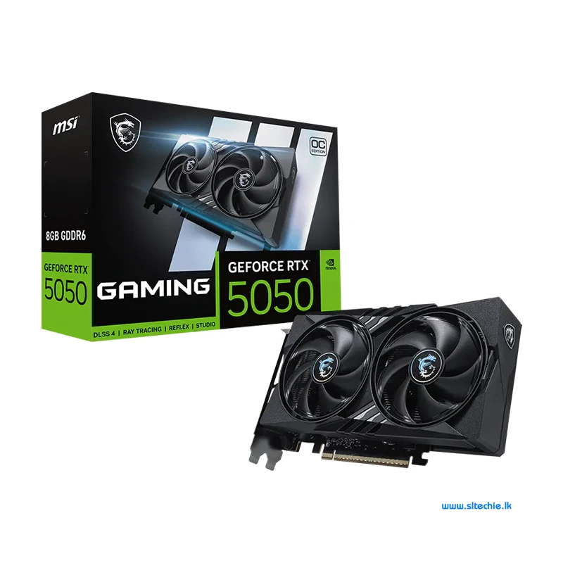 MSI GeForce RTX 5050 8GB GDDR6 Gaming OC Graphics Card Sri Lanka