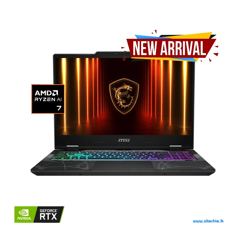 MSI Cyborg 15 AI B2HWEKG Gaming Laptop - Ryzen 7 260 + RTX 5050 8GB Sri Lanka