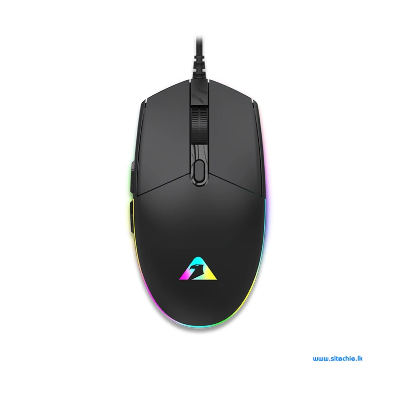 Armaggeddon Grumman Raven III Sigma Silent Click RGB Wired Gaming Mouse Sri Lanka