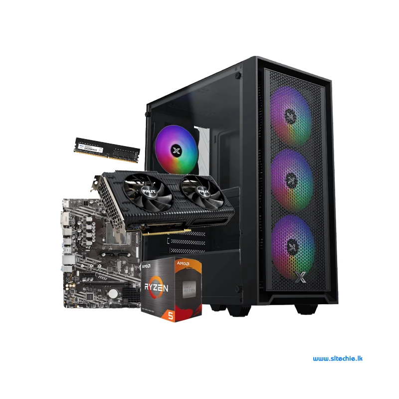 AMD Ryzen 5 5500 + GTX 1660SUPER 6GB Budget Gaming PC Sri Lanka