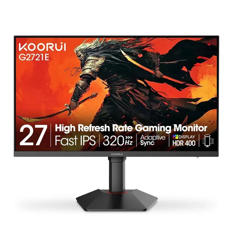 Koorui G2721E 27 QHD (2560 x 1440) IPS 320Hz 95% DCI-P3 100% sRGB HDR400 G-Sync Compatible Frameless Gaming Monitor Sri Lanka